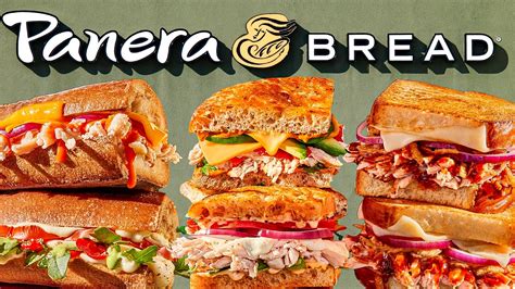 panera sandwich menu